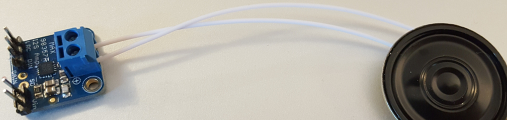 The completed speaker assembly